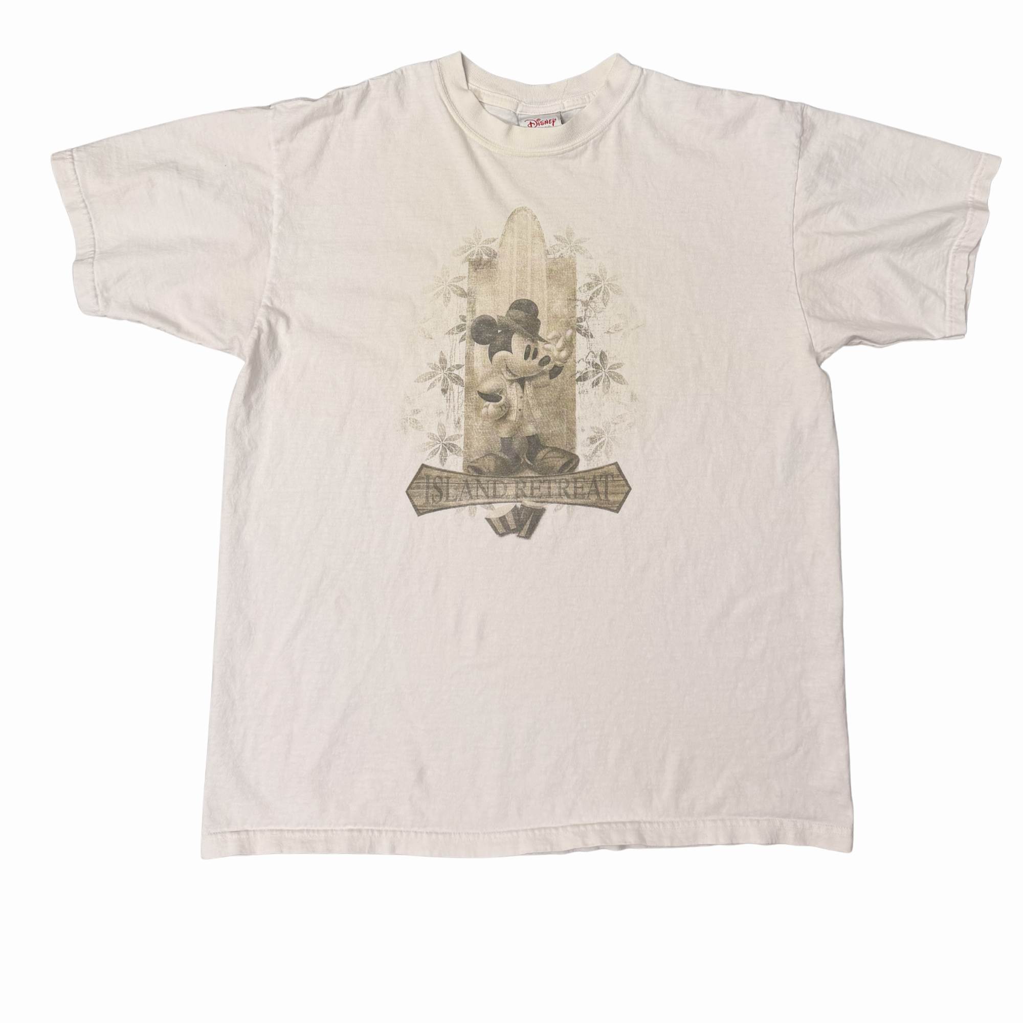 Mickey Mouse Island Retreat Graphic Tee-L