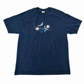 Faded Hawaii Floral Navy Tee-XL