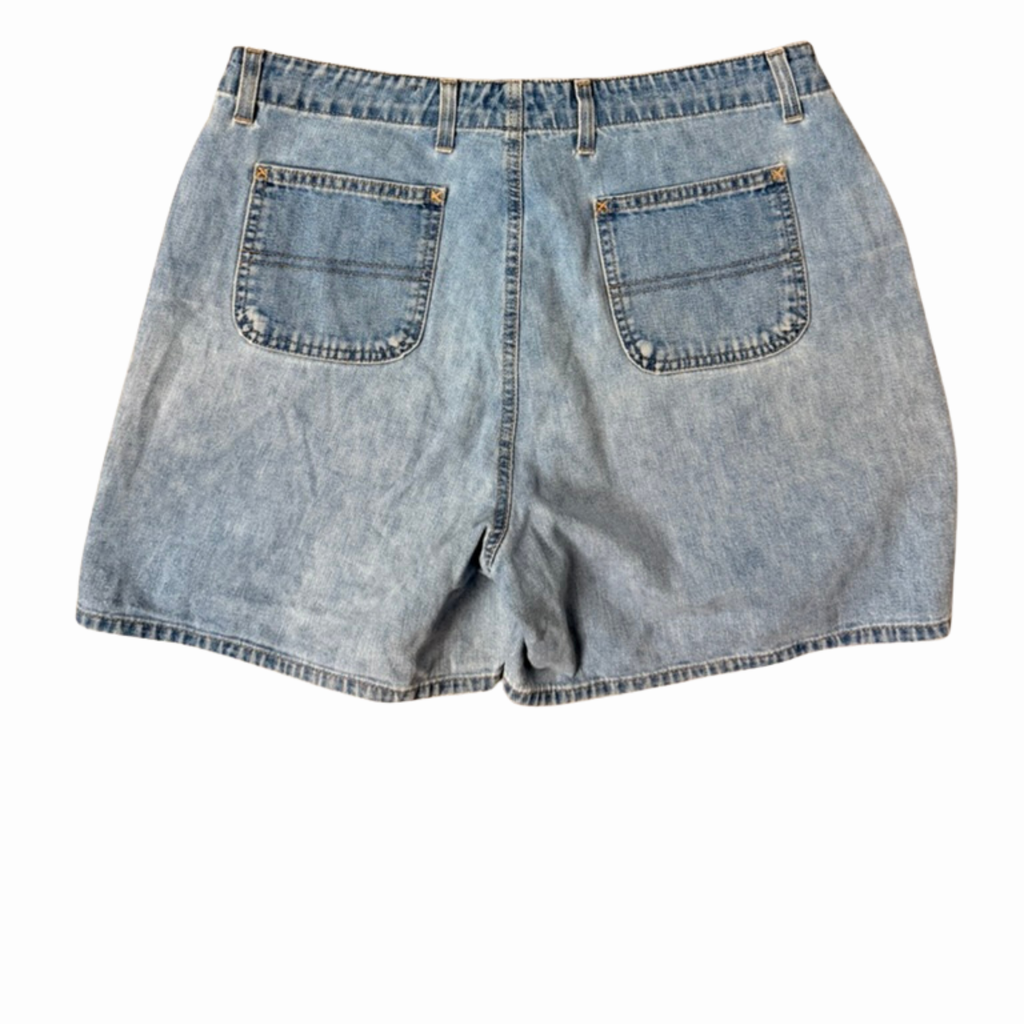 Essentials Relaxed Denim Shorts-14