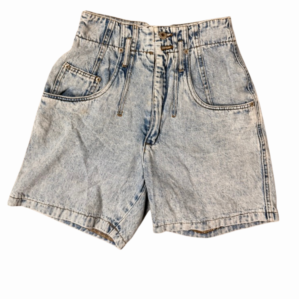Bonjour High Waist Denim Shorts-30