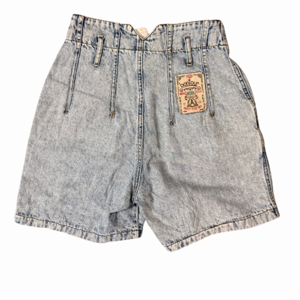 Bonjour High Waist Denim Shorts-30