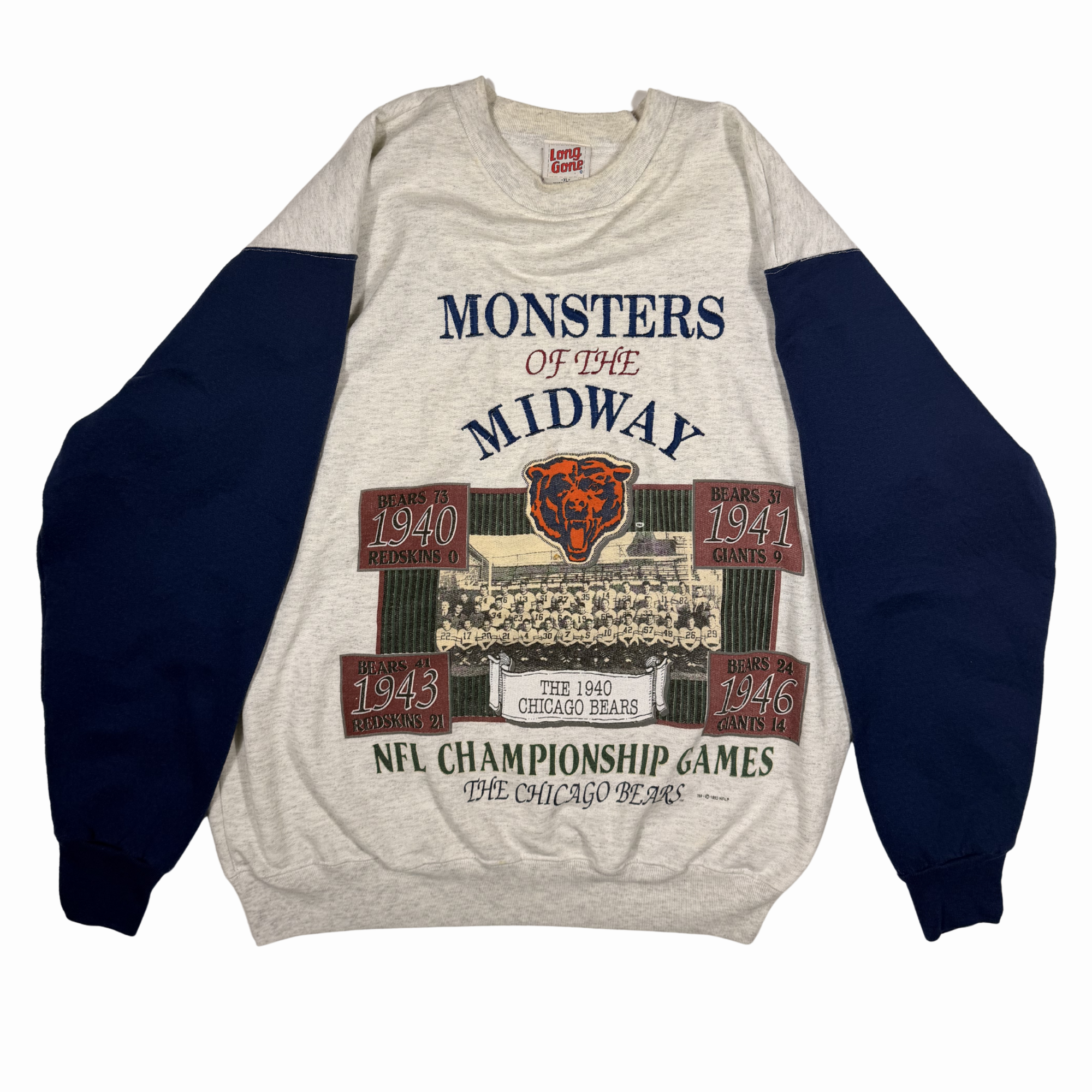 Chicago Bears Monsters of the Midway Crewneck-XL