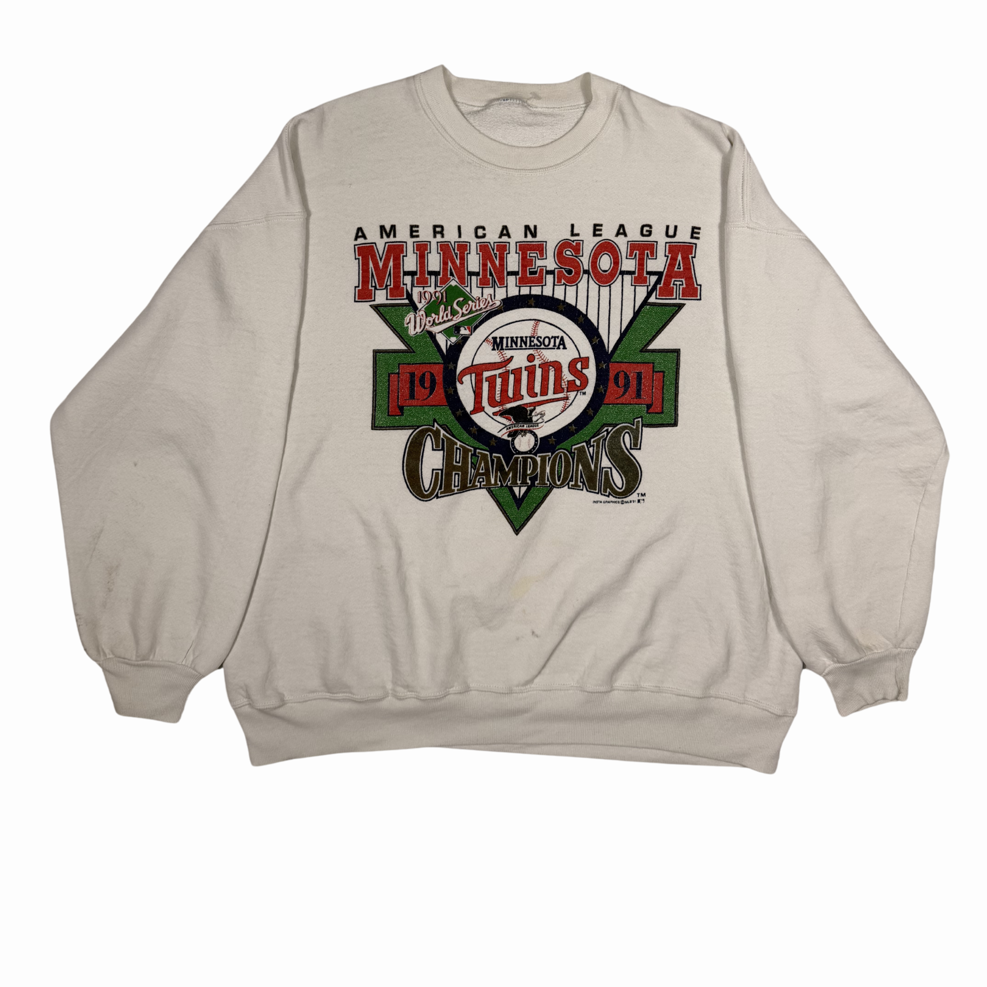 Minnesota Twins World Series Crewneck-L