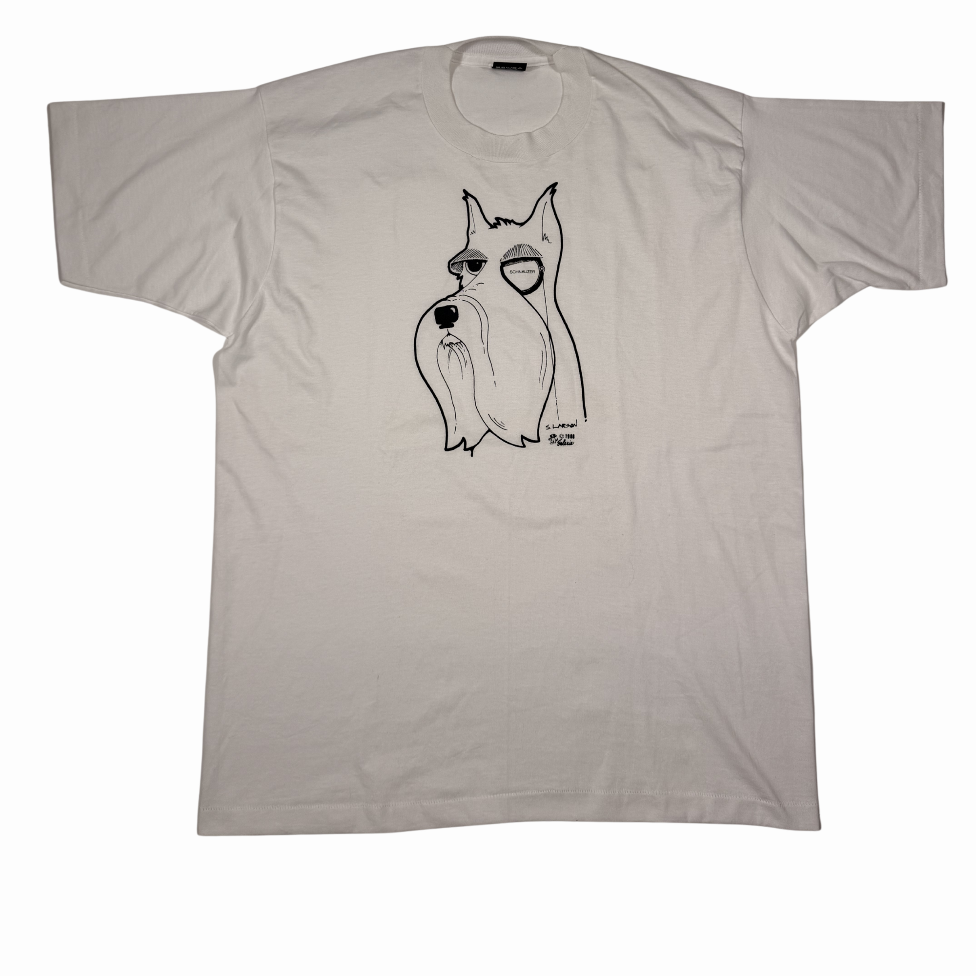 Schnauzer Dog Graphic Tee-XL