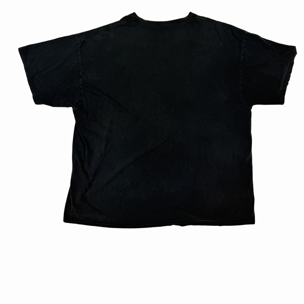 Black Wolf Nature Faded Graphic Tee-XXL