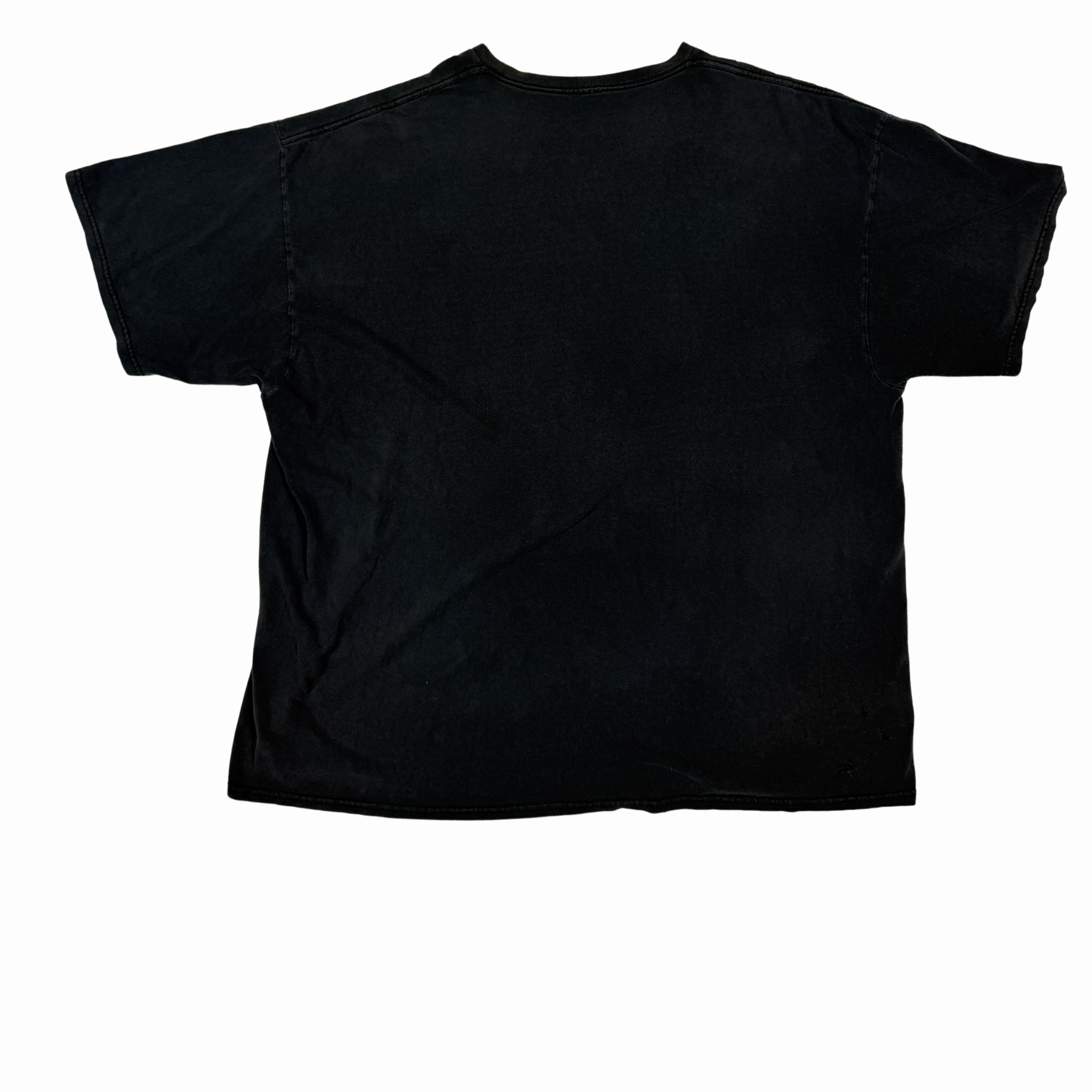 Black Wolf Nature Faded Graphic Tee-XXL
