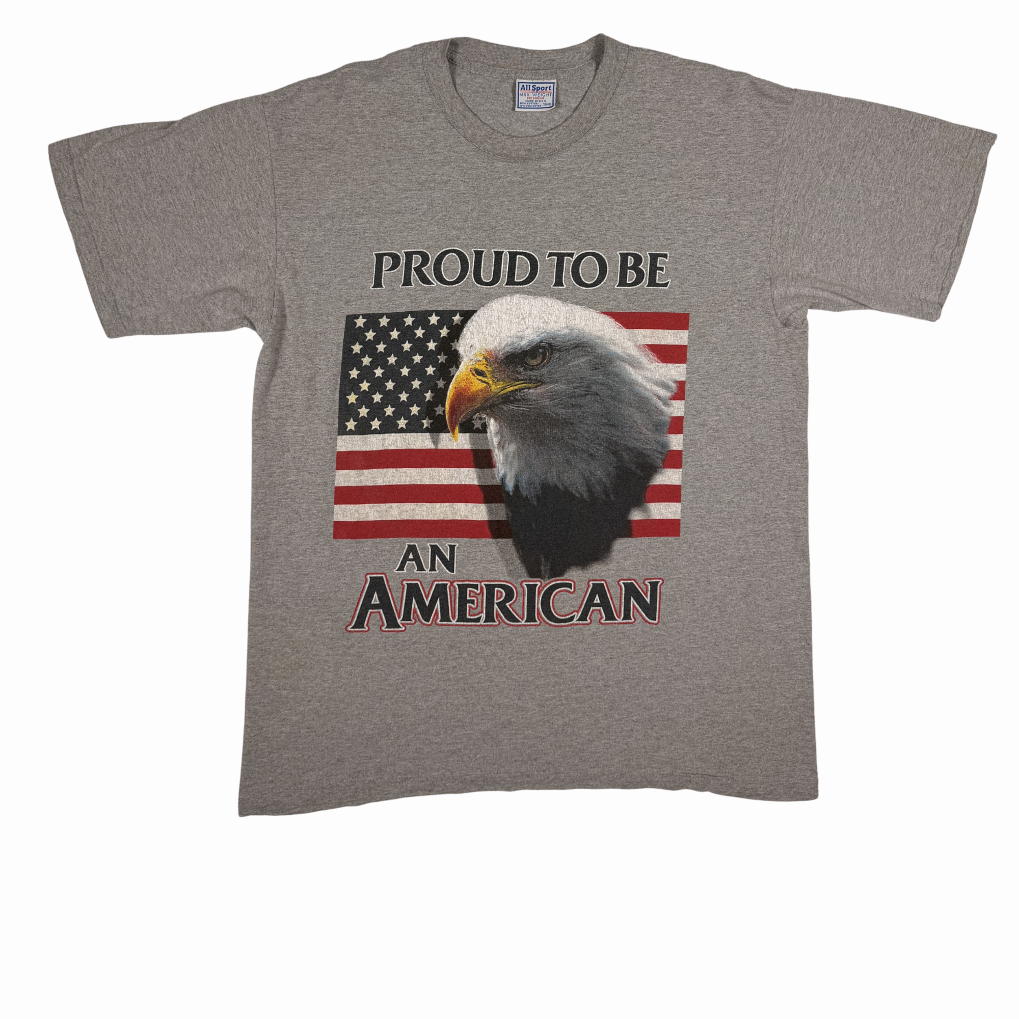 American Bald Eagle Graphic Tee-XL