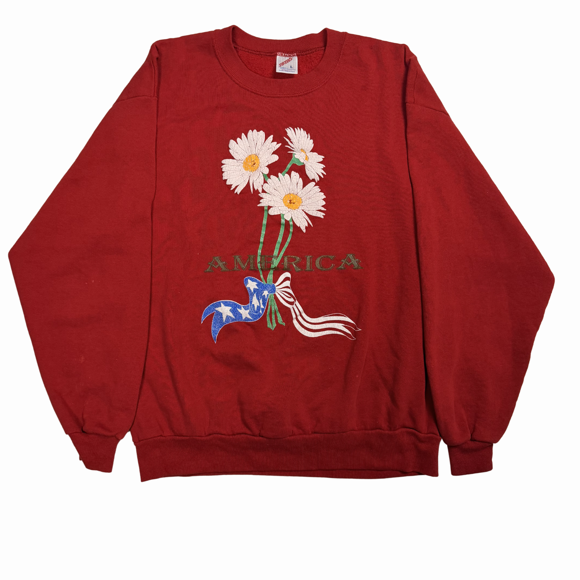 America Floral Crewneck-L
