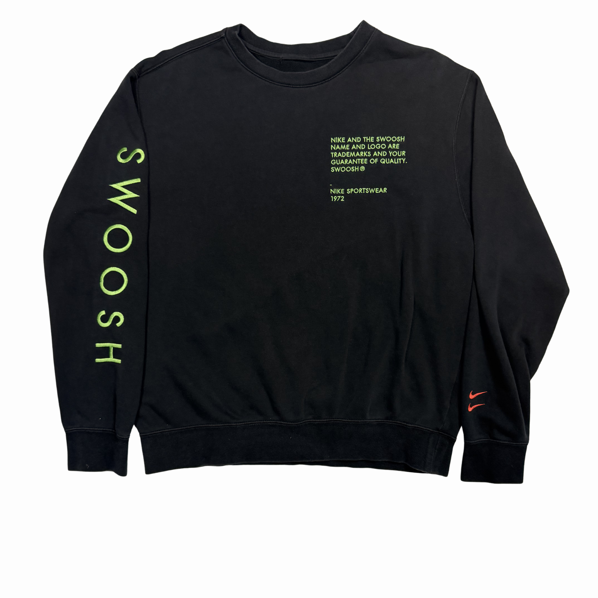 Swoosh Sleeve Crewneck-L