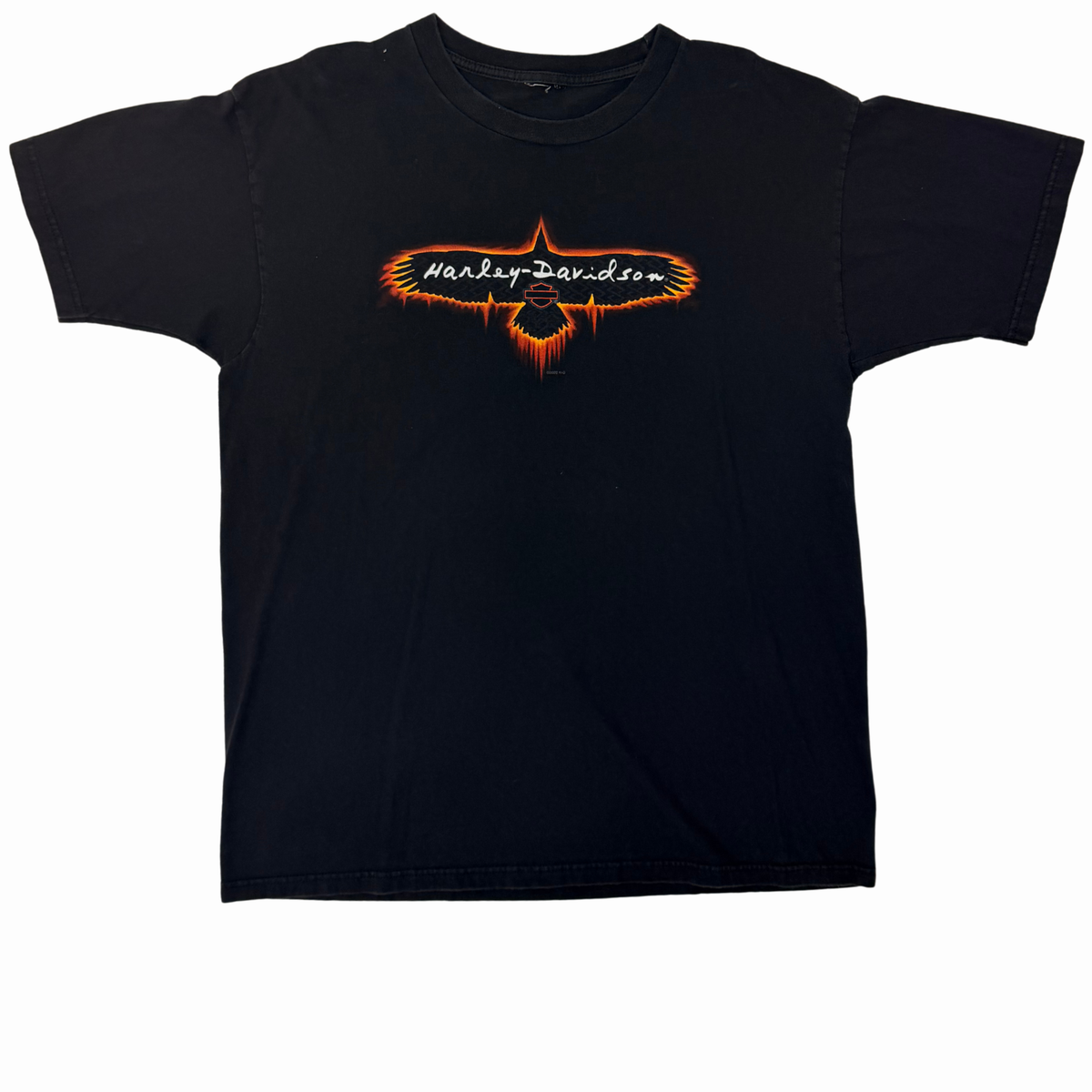 Harley-Davidson Flaming Eagle Logo Tee-XL