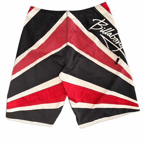 Billabong Red & Black Board Shorts-34