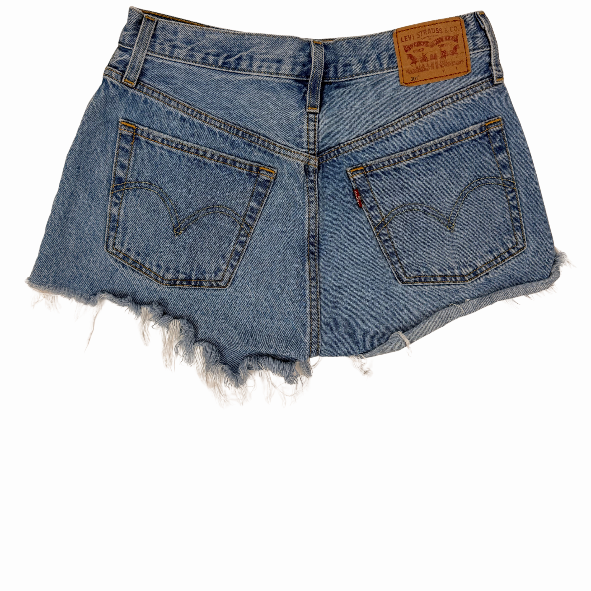 Levi Distressed Cutoff Shorts-27