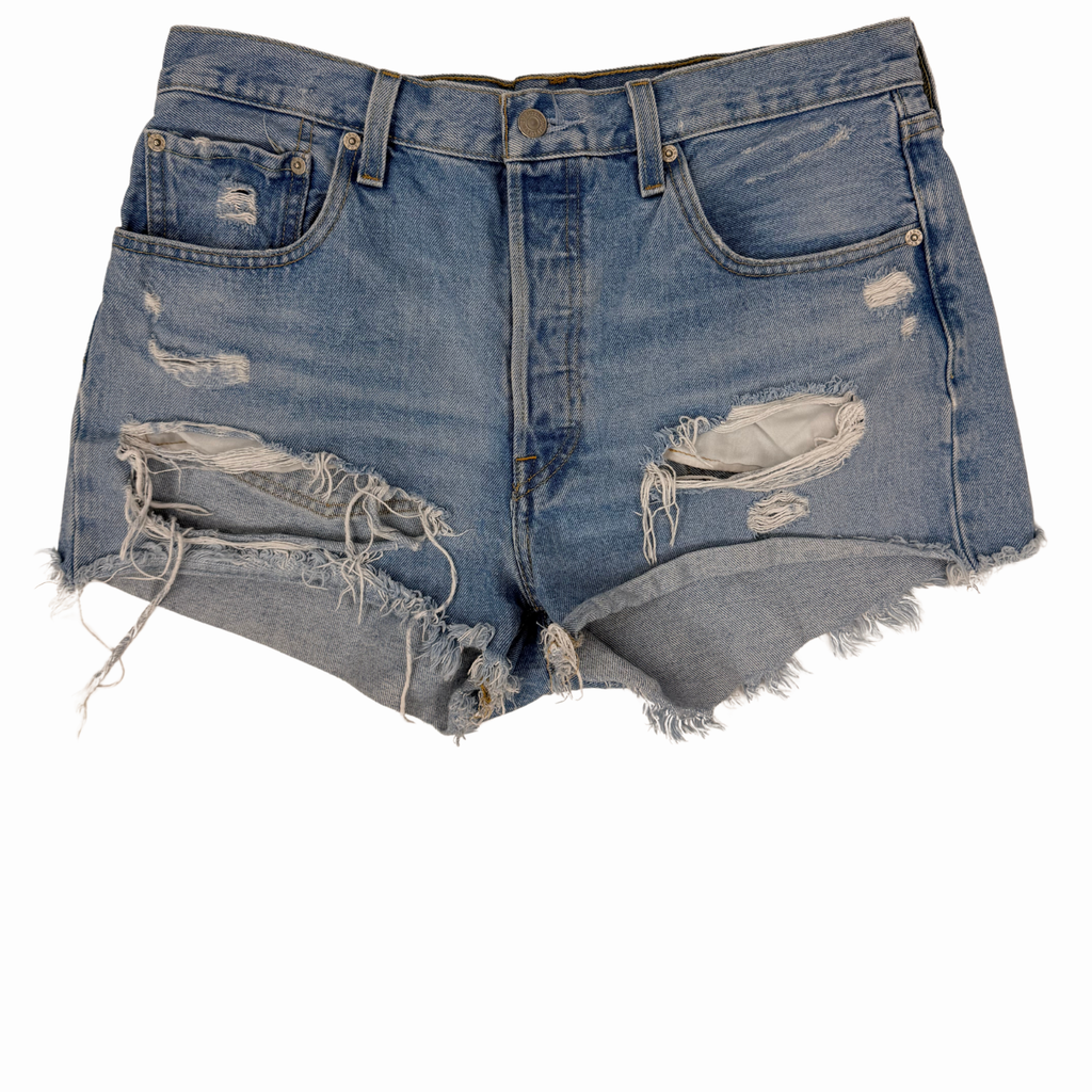 Levi Distressed Cutoff Shorts-24