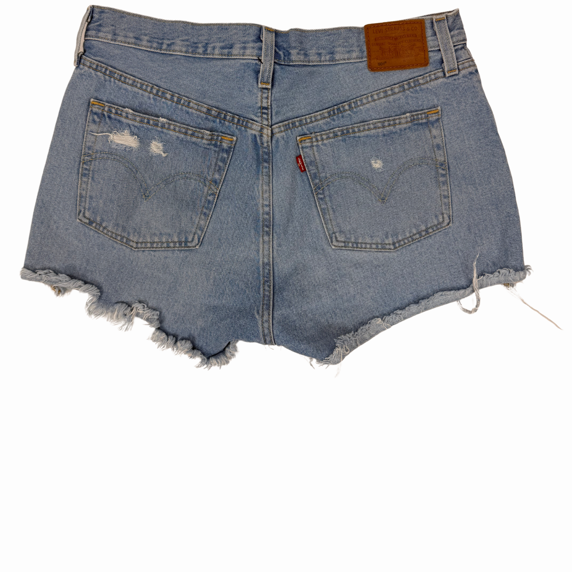 Levi Distressed Cutoff Shorts-24
