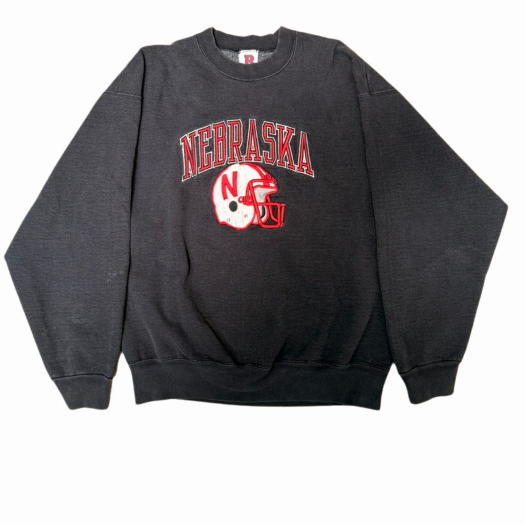 Nebraska Cornhuskers Graphic Crewneck-L
