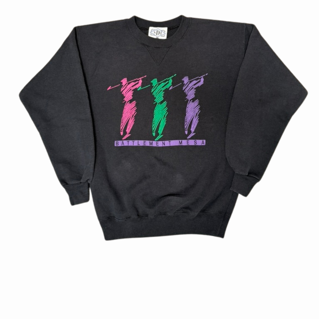 Mesa Figures Abstract Graphic Crewneck-L